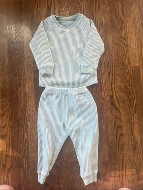 GAP Baby Pale Green Ribbed Set